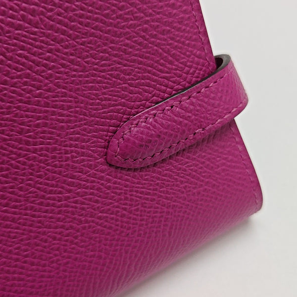 Kelly Medium Epsom Purple Wallet