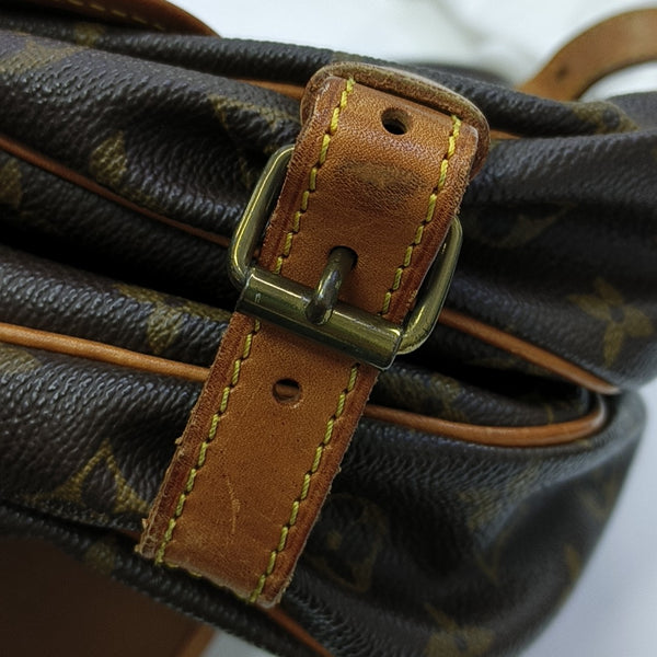SAUMUR 30 Monogram Coated Canvas Brown