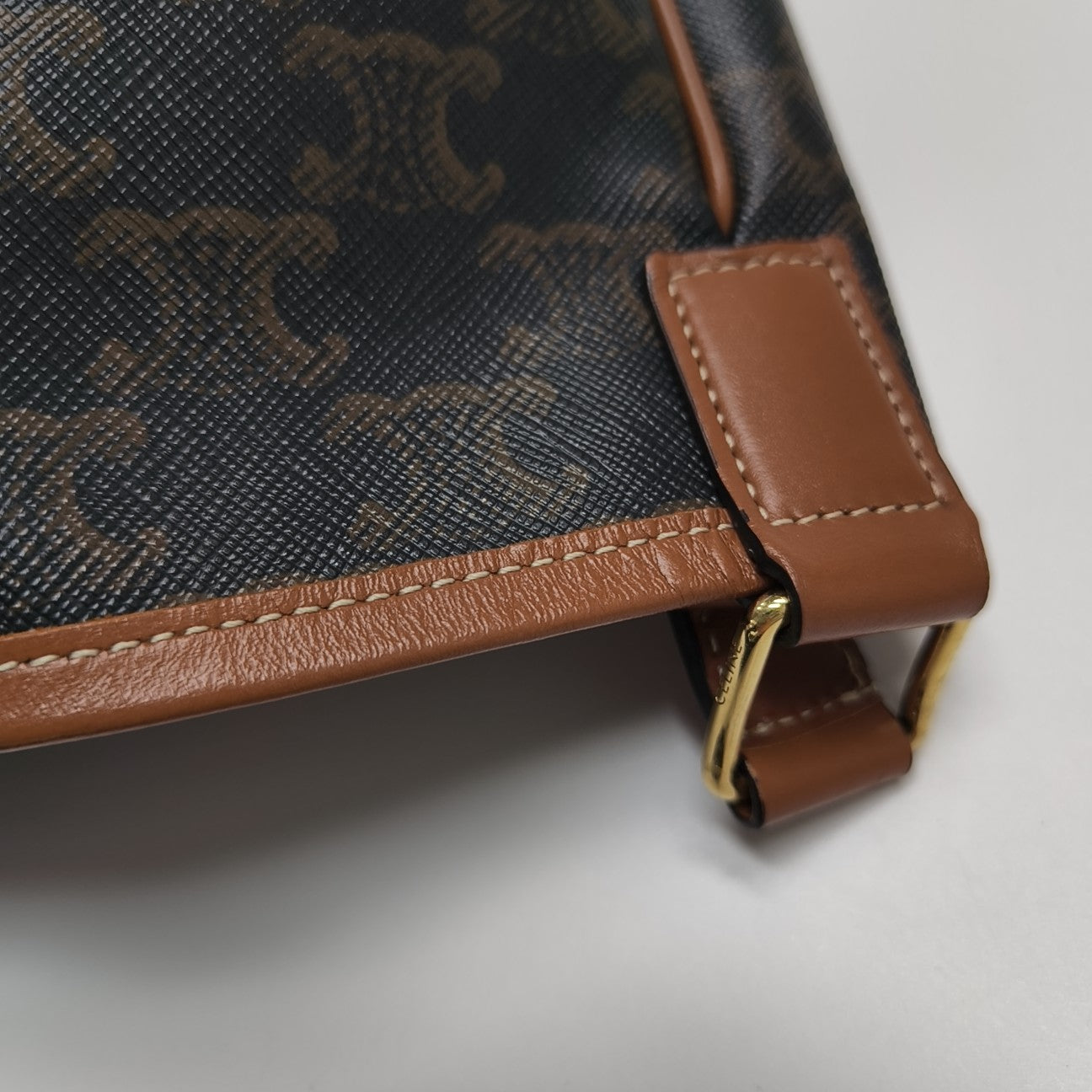 TRIOMPHE CANVAS Medium Coated Canvas Brown