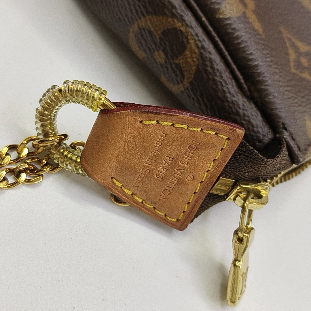 ACCESSOIRES Mini Monogram Coated Canvas Brown