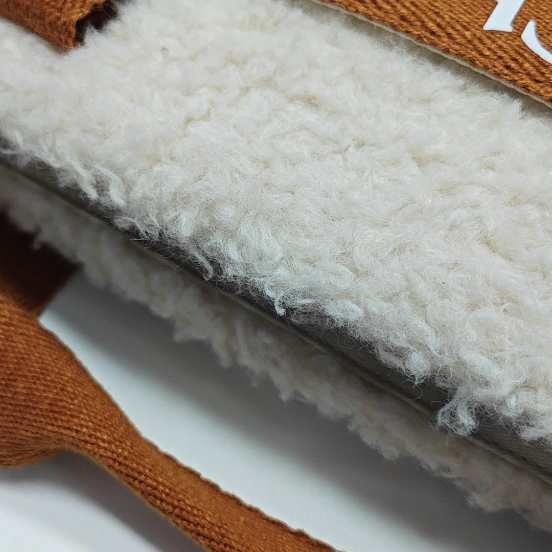 Fabric Shoulder Bag White