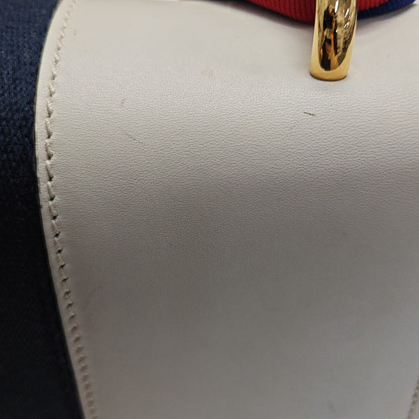 Sylvie Small Calfskin White