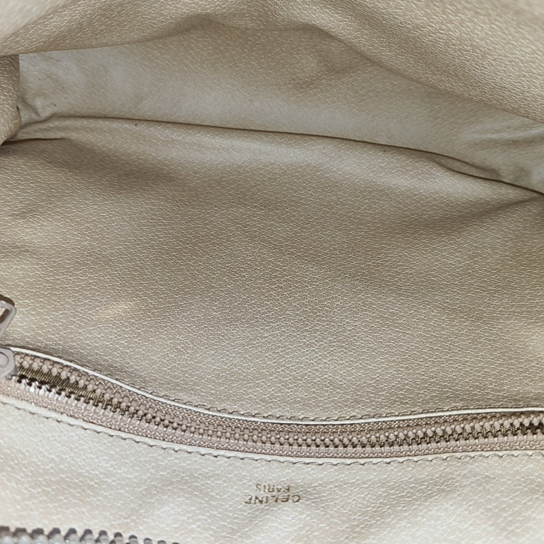 MACADAM CLUTCHE Coated Canvas Beige
