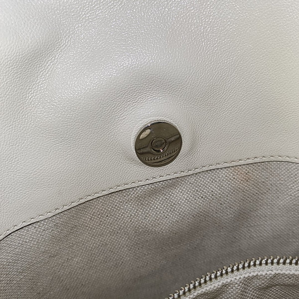 Quilted Calfskin White