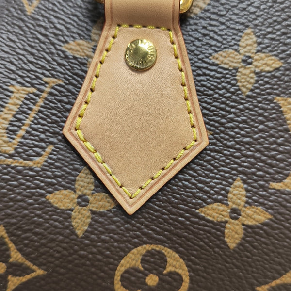 SPEEDY 20 Monogram Coated Canvas Brown