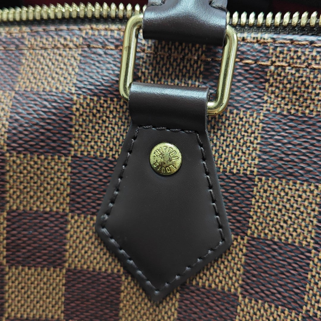SPEEDY 25 Damier Ebene Coated Canvas Brown