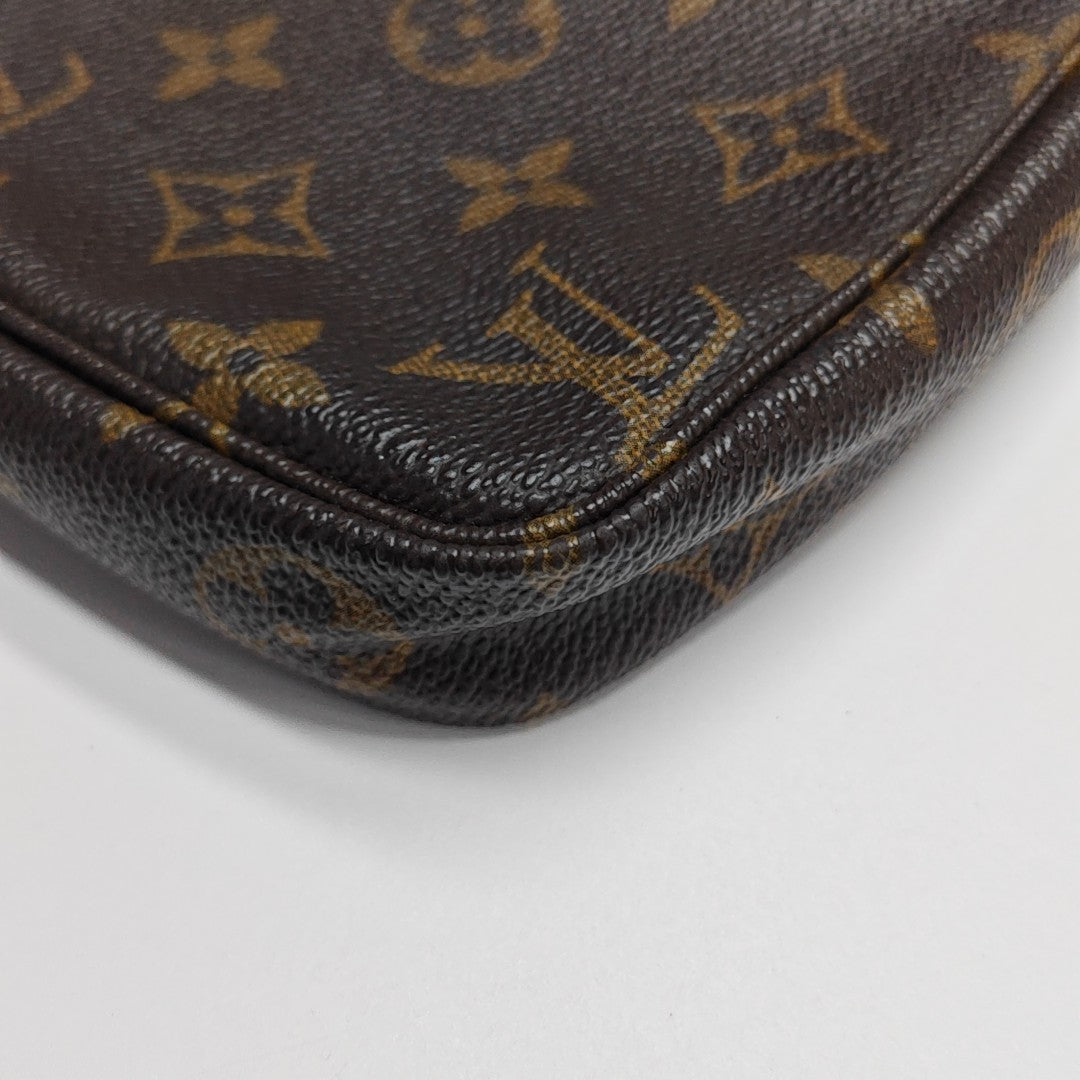 ACCESSOIRES Monogram Coated Canvas Brown