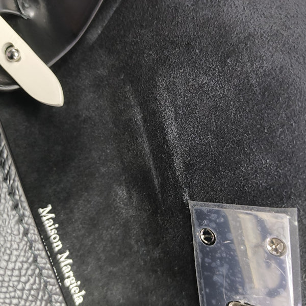 Leather Shoulder Bag Black