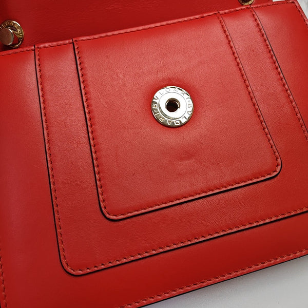 SERPENTI FOREVER Small Calfskin Red