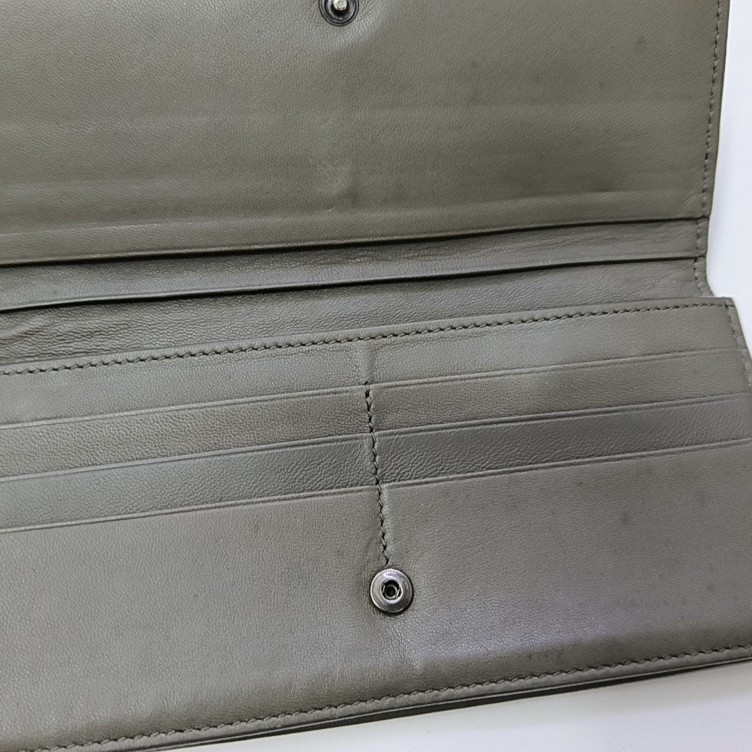 Lambskin Wallet Gray