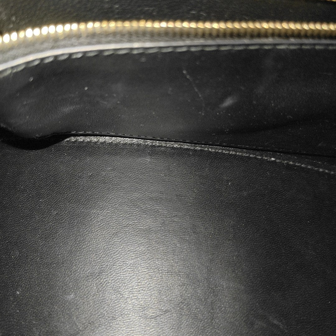 Hourglass S Calfskin Black