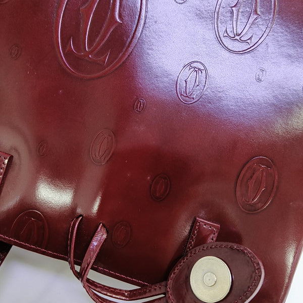 Calfskin Tote Bag Red