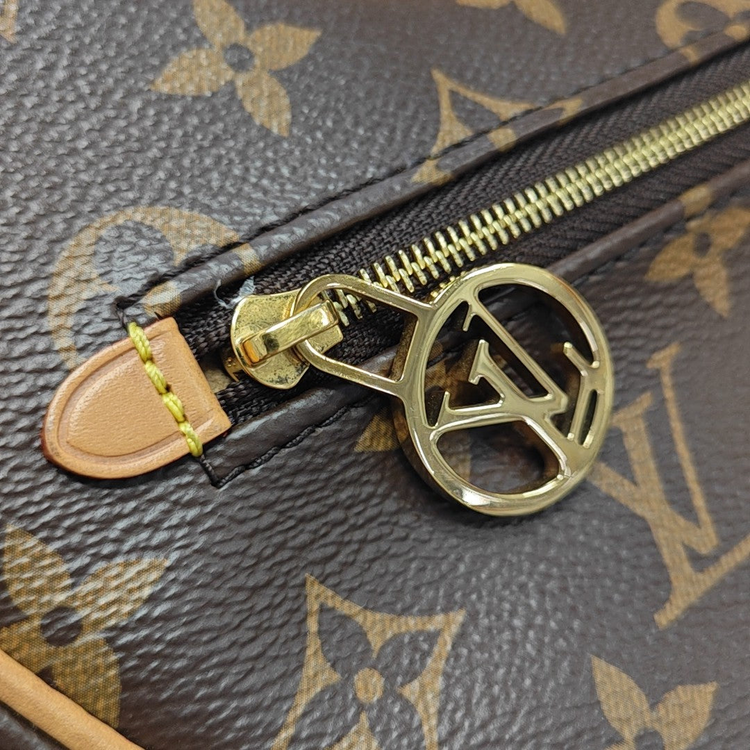 LOOP Monogram Coated Canvas Brown