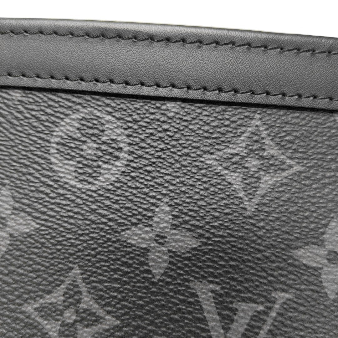 Pochette Voyag MM Monogram Coated Canvas Black