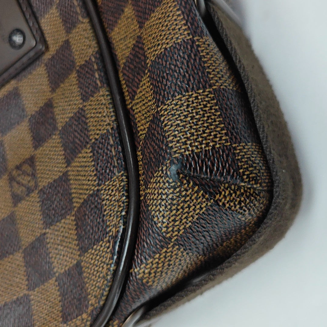 BROOKLYN Damier Ebene Coated Canvas Brown
