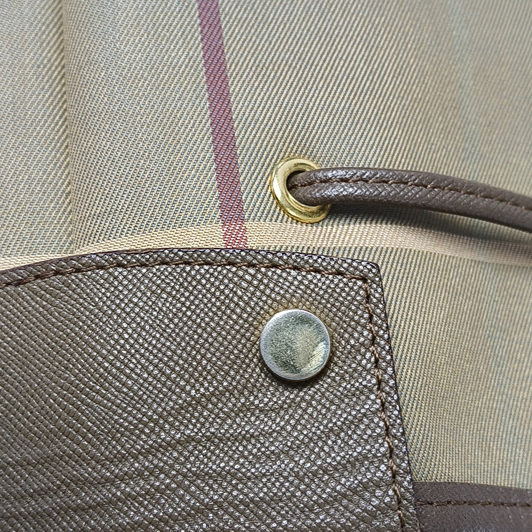 Canvas Bucket Bag Green
