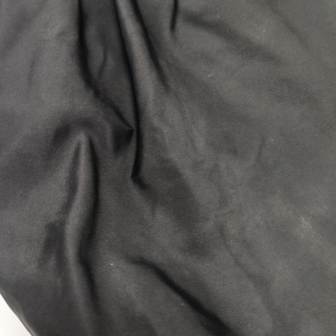 Nylon Top Handle Bag Black