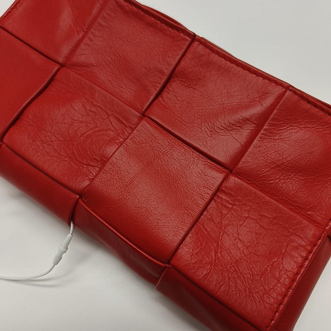 Cassette Small Calfskin Red