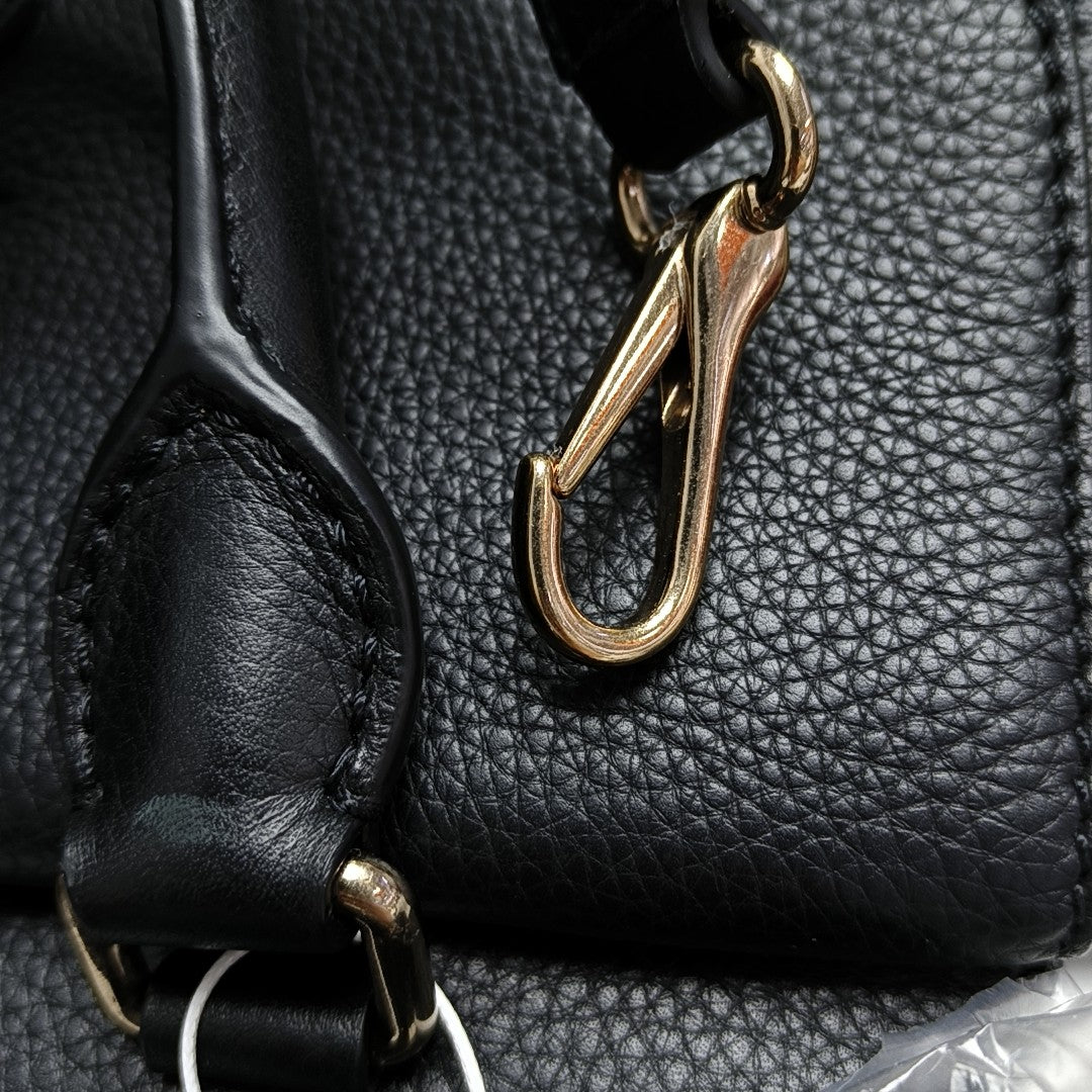 Harcourt Calfskin Black
