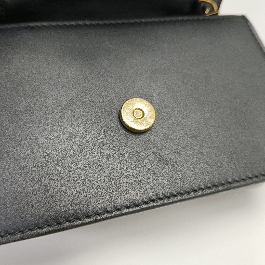 Sylvie Super Mini Calfskin Black