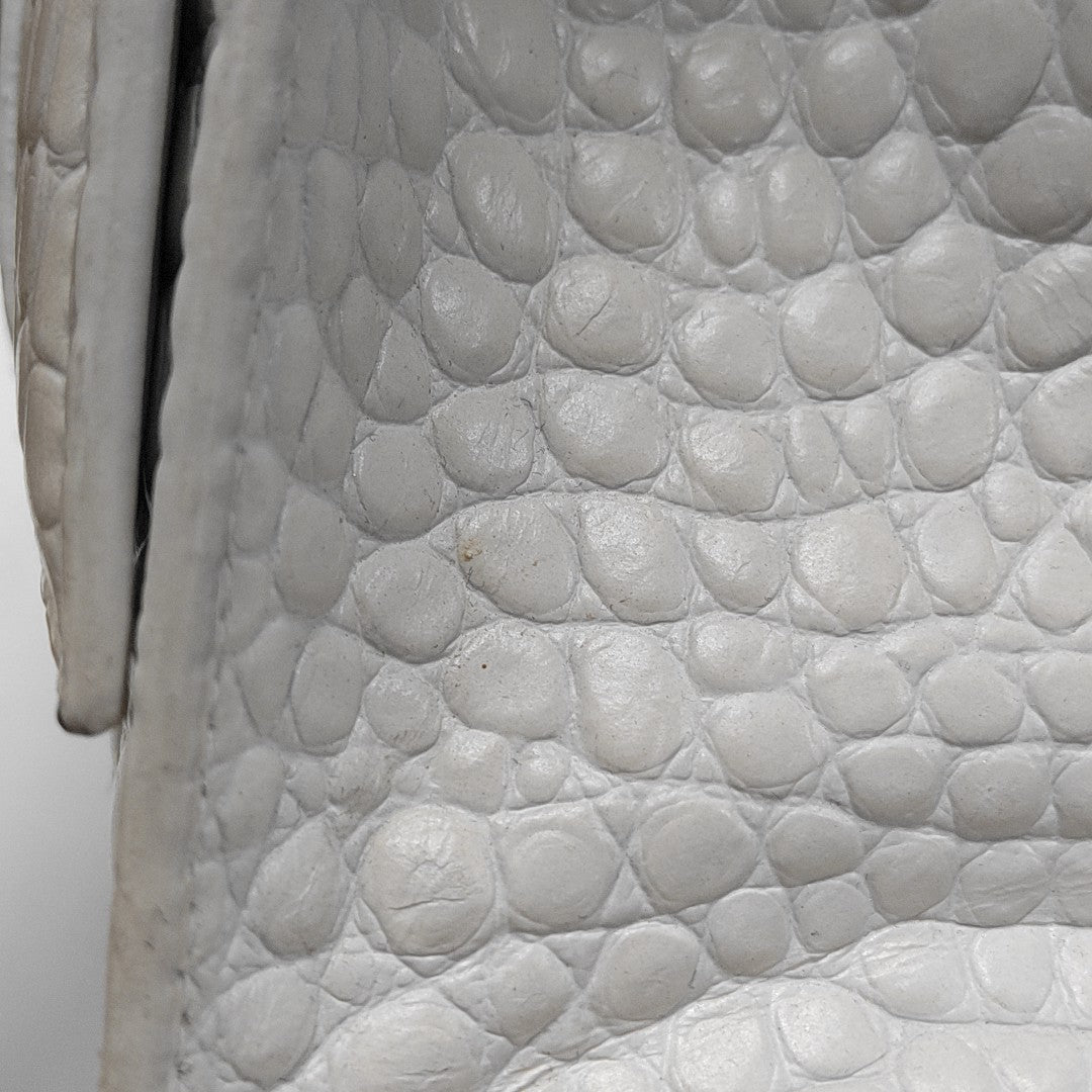 Hourglass S Calfskin White