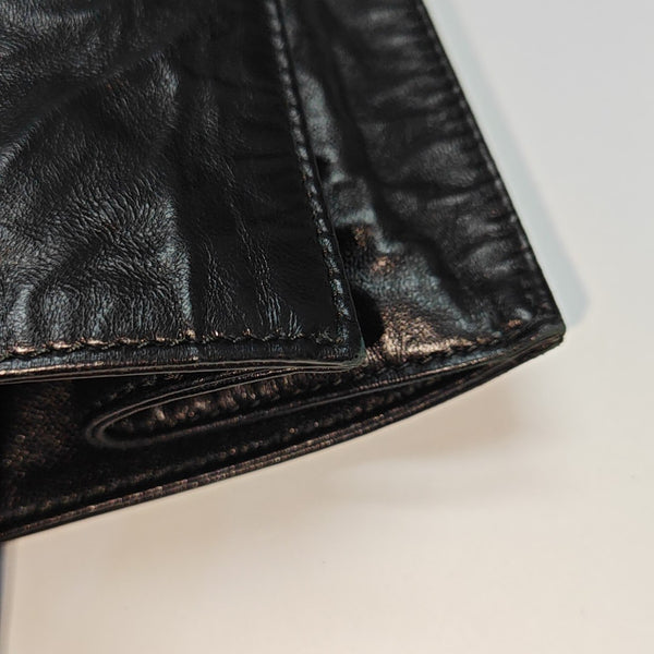 Lambskin Top Handle Bag Black