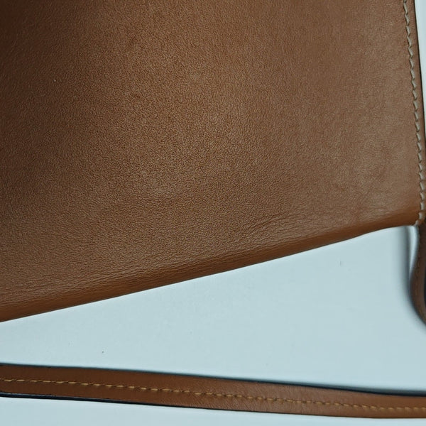 Heel Small Calfskin Brown