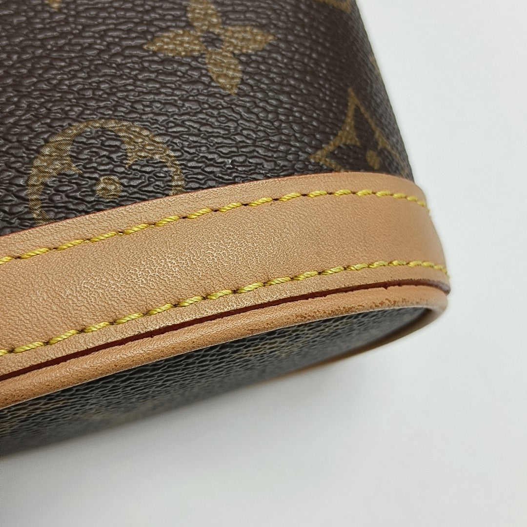 FOLD ME Monogram Coated Canvas Brown