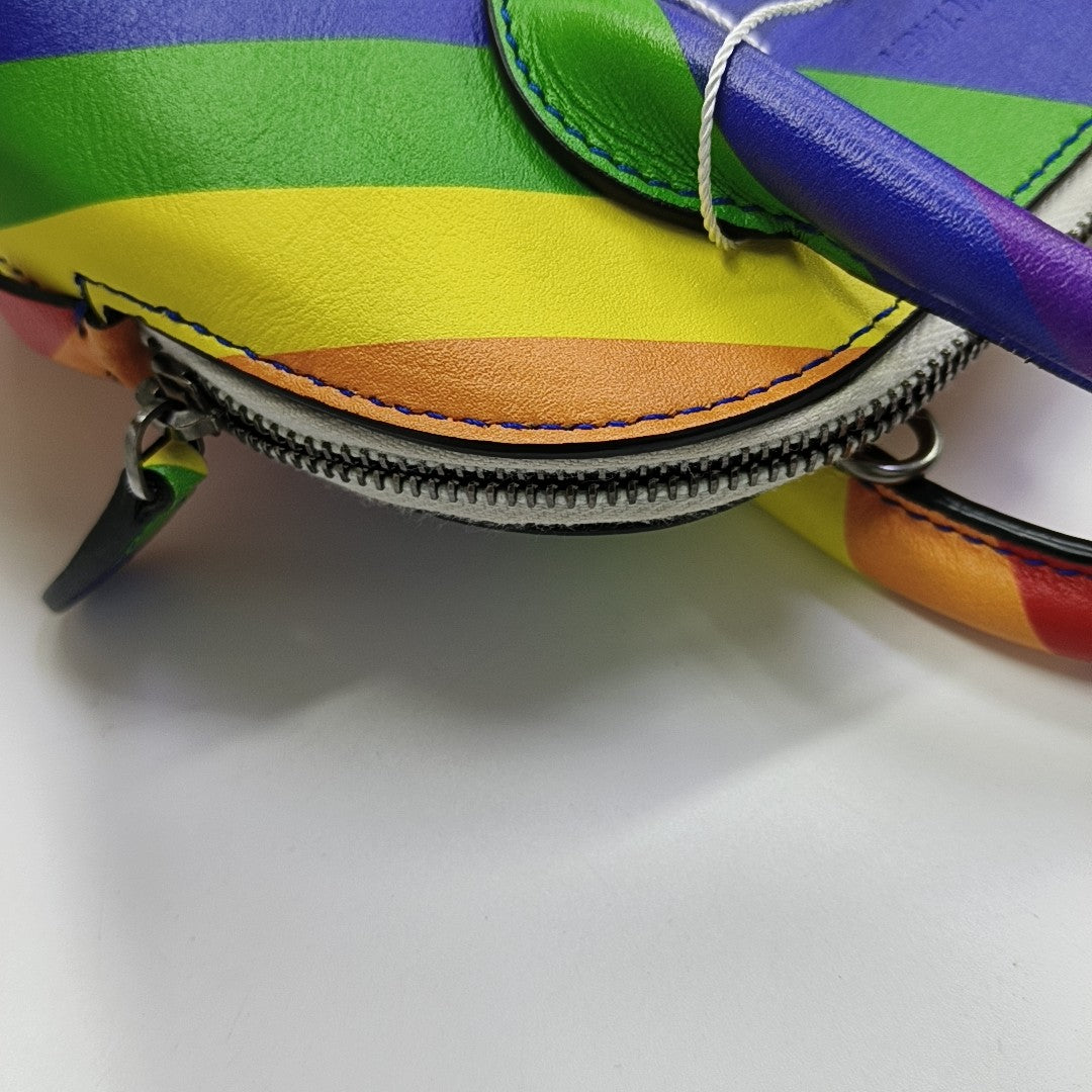 Top Handle Calfskin Multicolor