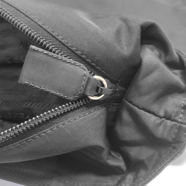 Nylon Shoulder Bag Black