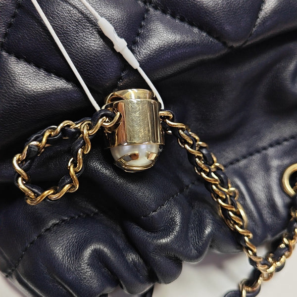 Quilted Lambskin Blue