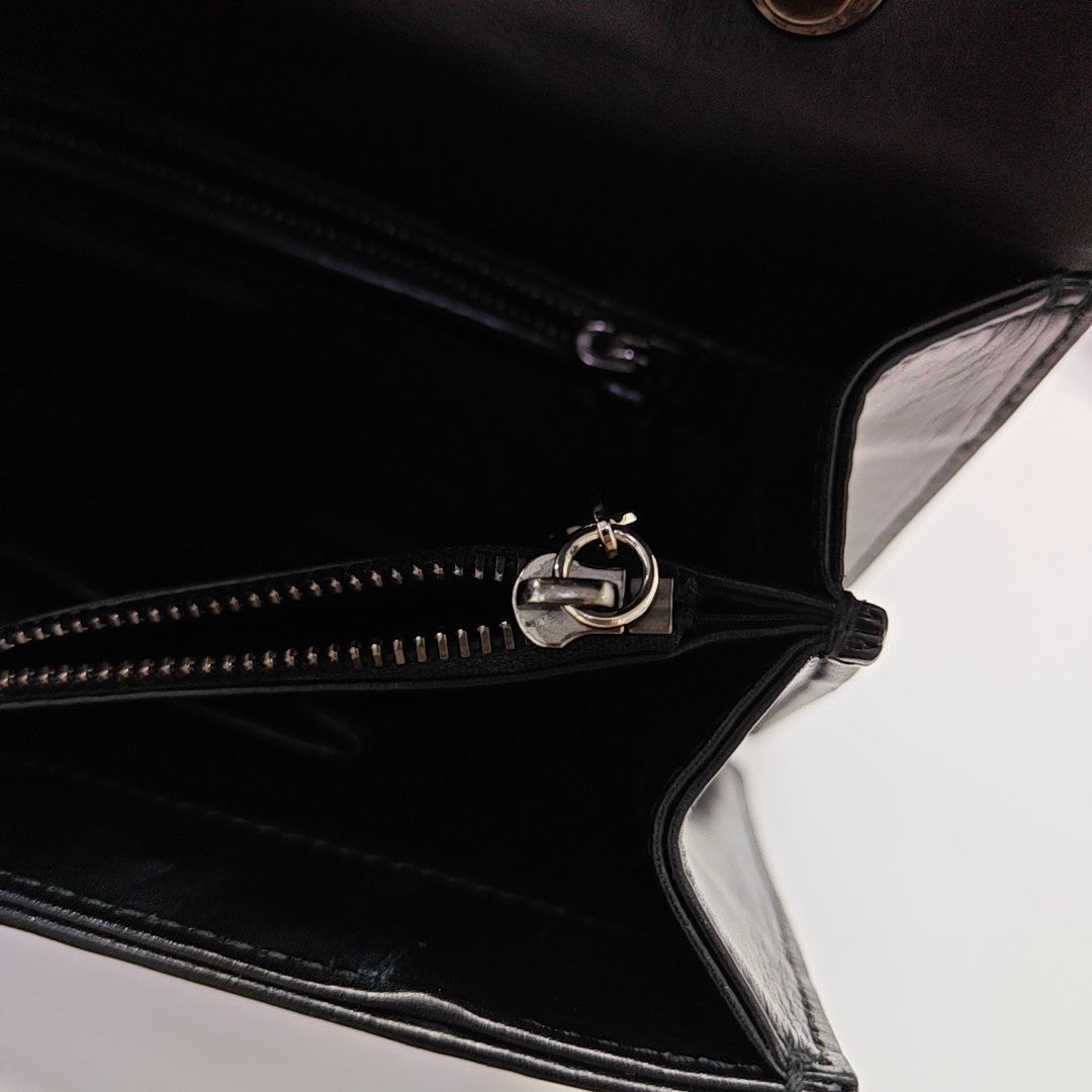 SERPENTI FOREVER Medium Calfskin Black