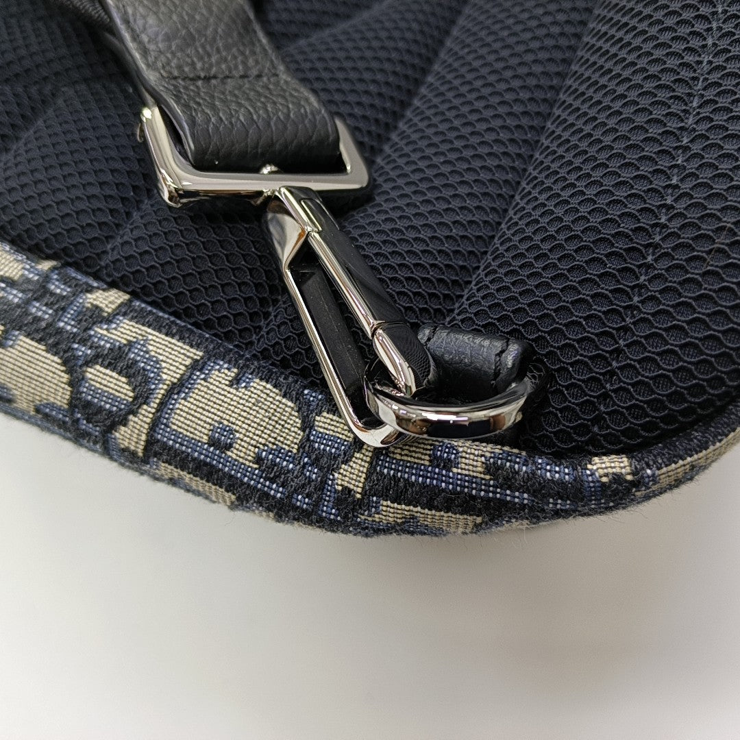 Quilted Fabric Crossbody Bag Multicolor
