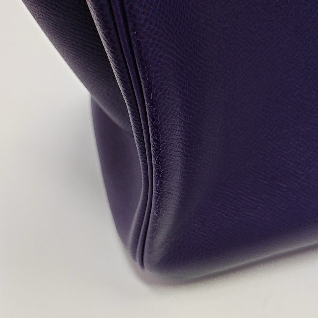 Birkin 30 Epsom Purple