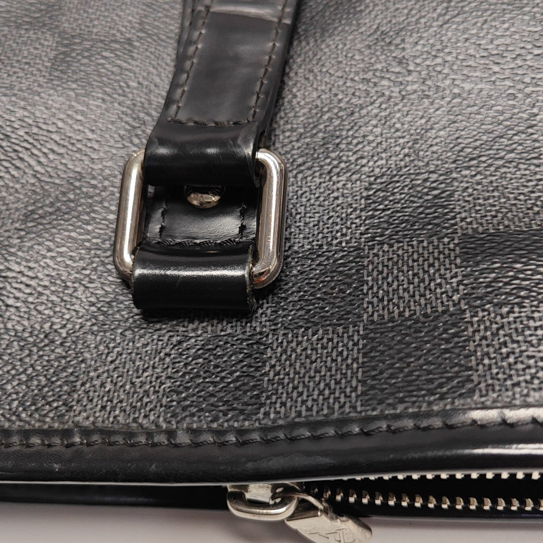 TADAO PM Damier Graphite Coated Canvas Gray