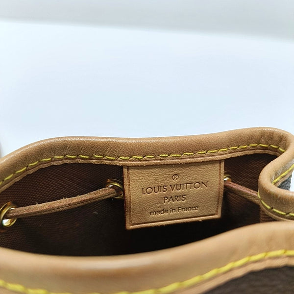 NÉONOÉ Nano Monogram Coated Canvas Brown
