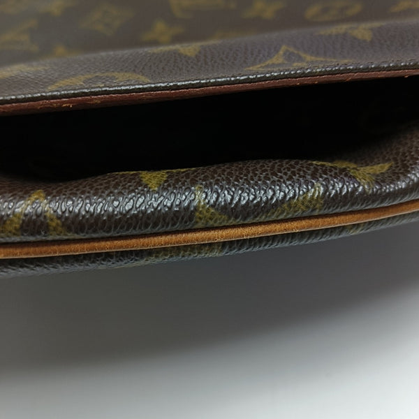 MUSETTE TANGO PM Monogram Coated Canvas Brown