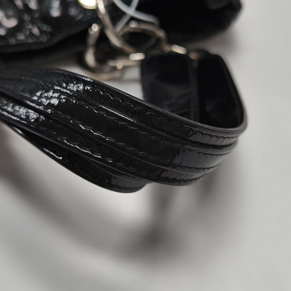 Dior Soft Cannage Patent Leather Black