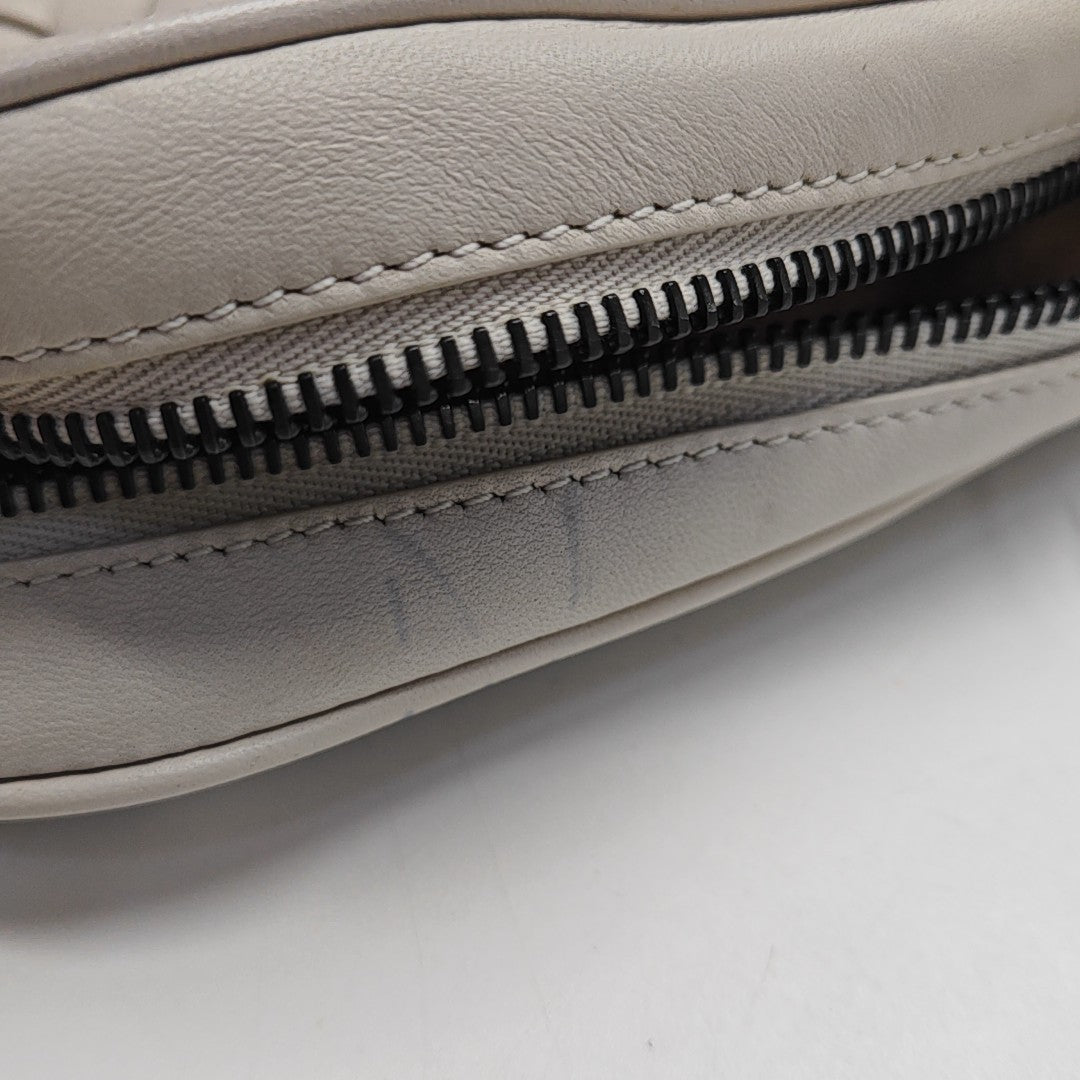 Calfskin Shoulder Bag White
