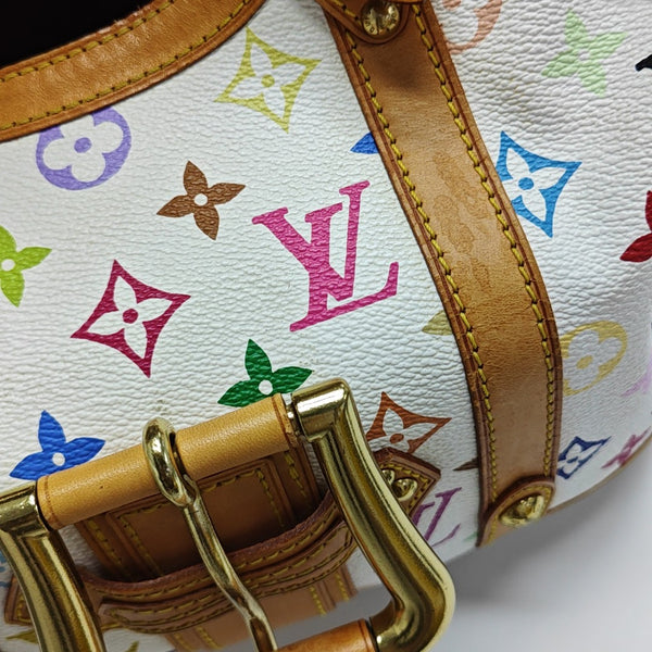 LV × TM THEDA GM Monogram Coated Canvas White