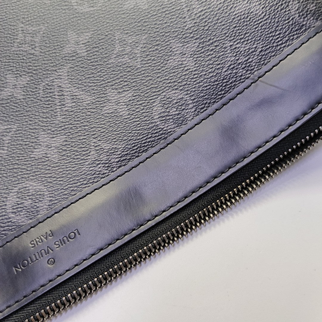 DISCOVERY Monogram Coated Canvas Gray
