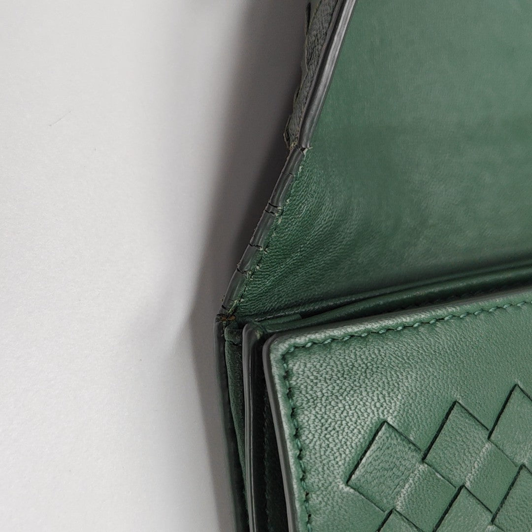 Calfskin Wallet Green