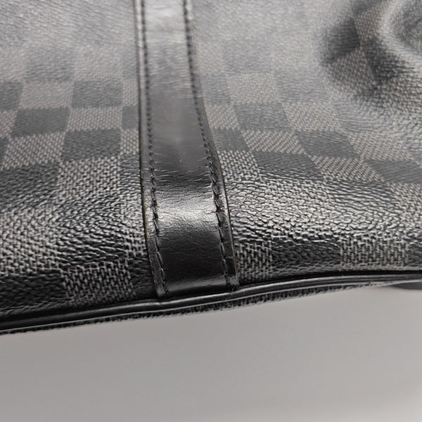 TADAO MM Damier Graphite Coated Canvas Gray