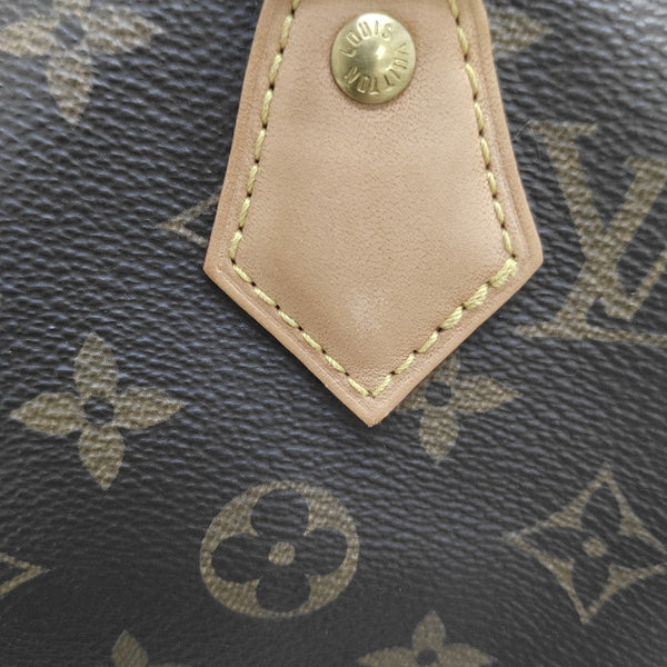 SPEEDY 25 Monogram Coated Canvas Brown