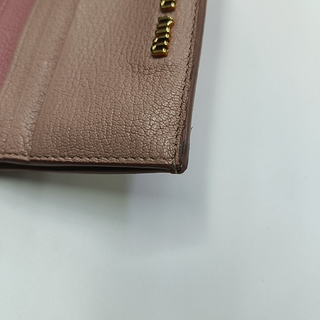 Leather Coin Purse Pink
