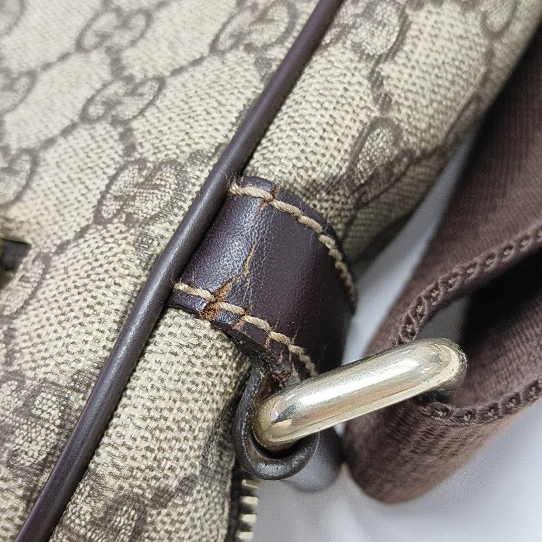 GG Supreme Monogram Coated Canvas Black