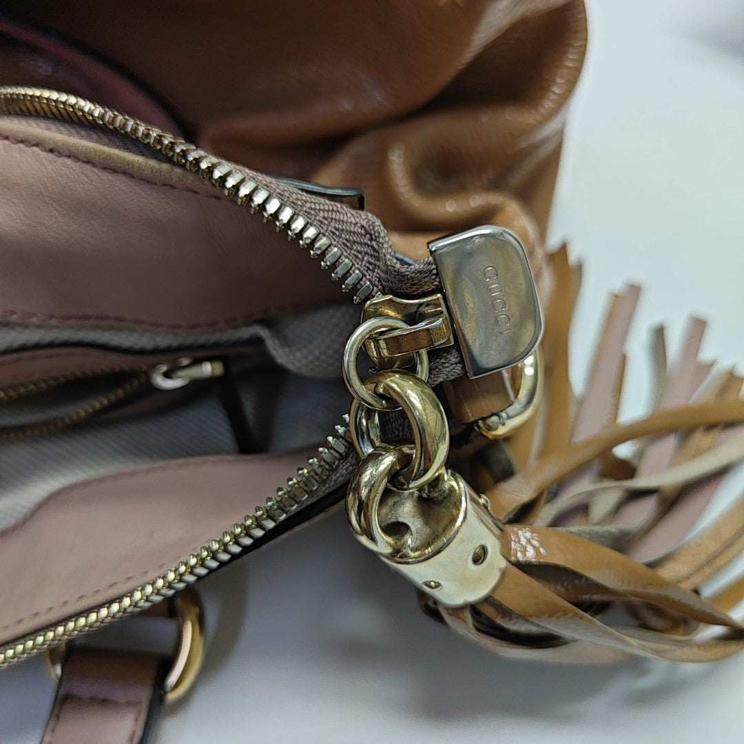 Soho Small Patent Leather Beige