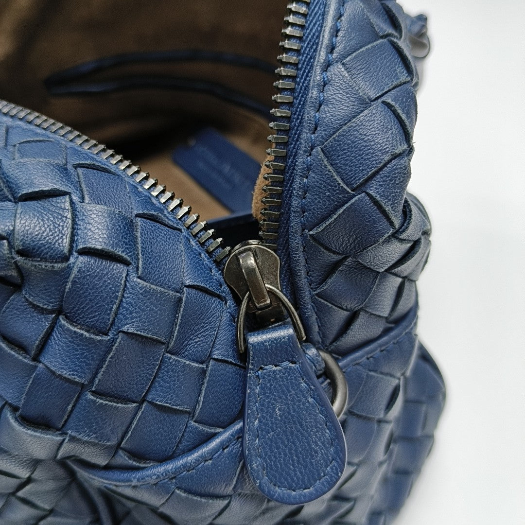 Lambskin Shoulder Bag Blue