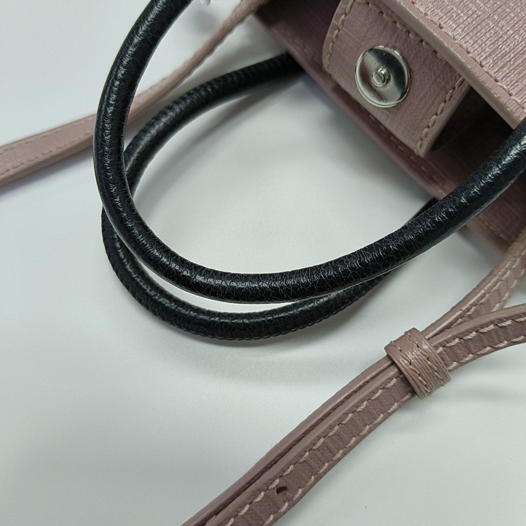 Shopping Bag Calfskin Pink