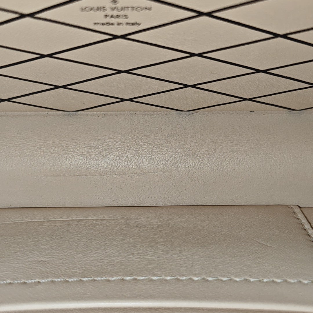 PETITE MALLE Monogram Coated Canvas Brown